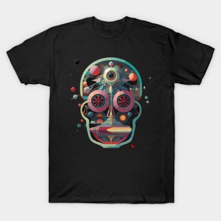 Halloween Day of the Dead Third Eye Sugar Skull T-Shirt